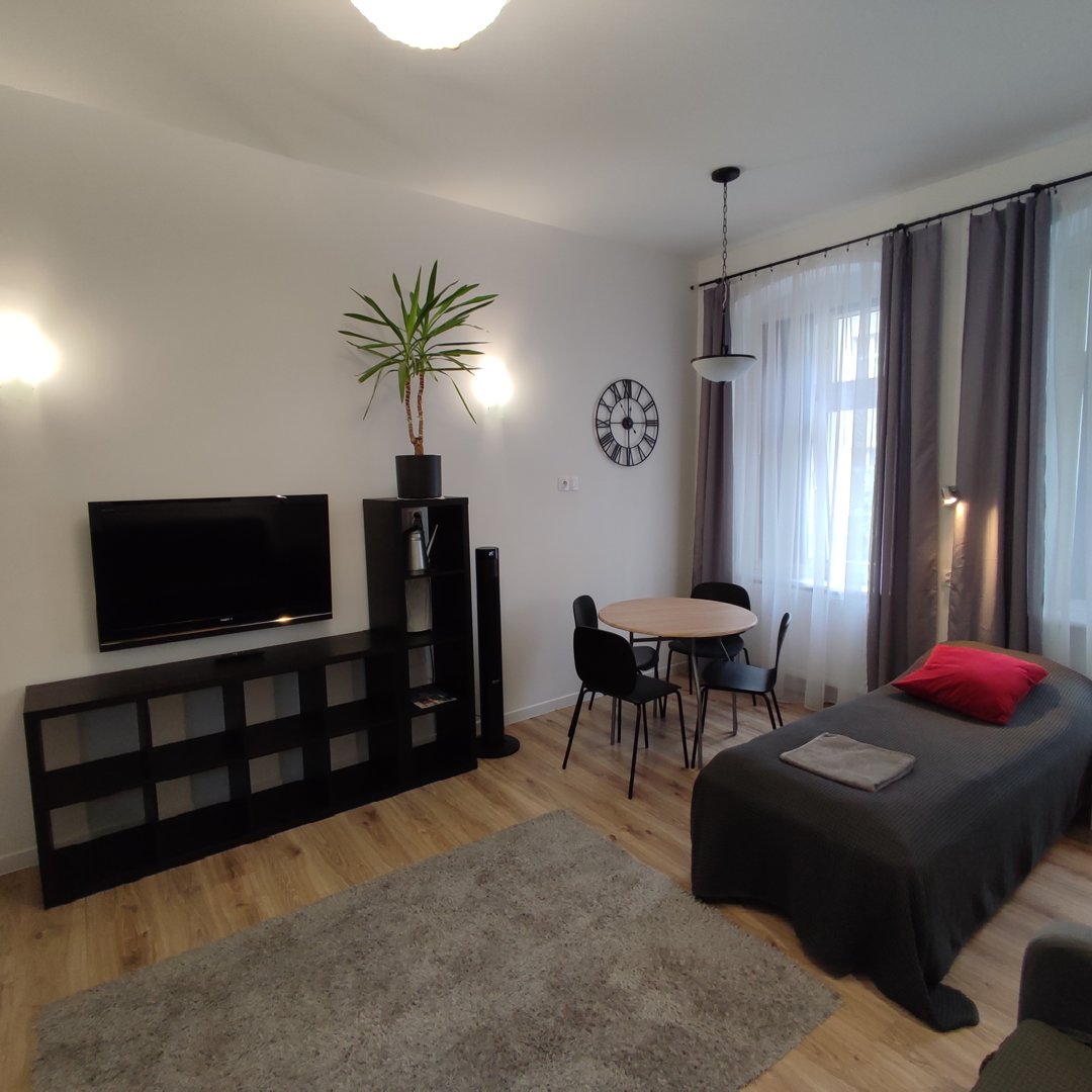 Apartament Rybaki 22/9A (salon, aneks, łazienka)