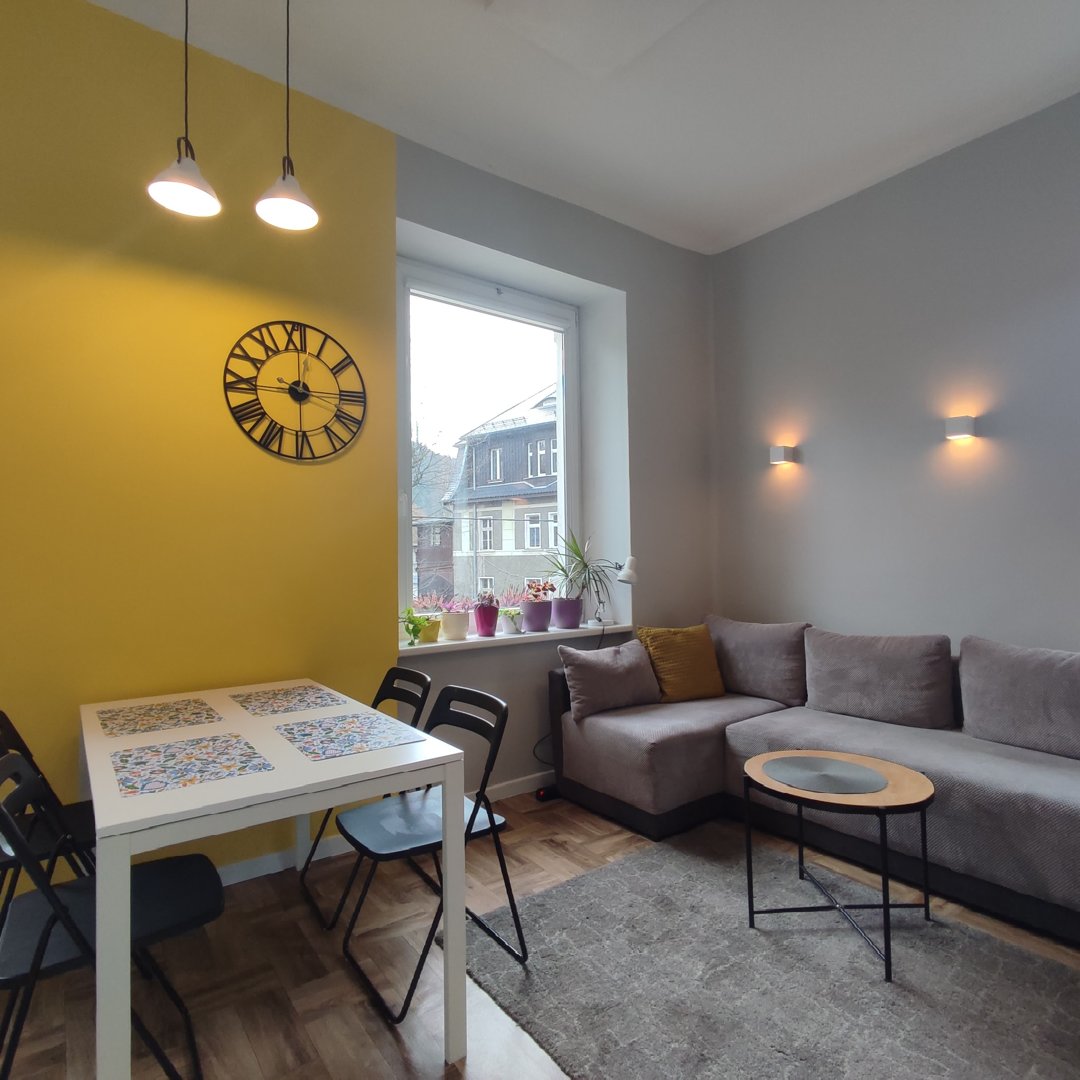 Apartament Krokus 1 (salon z aneksem kuchennym + łazienka)